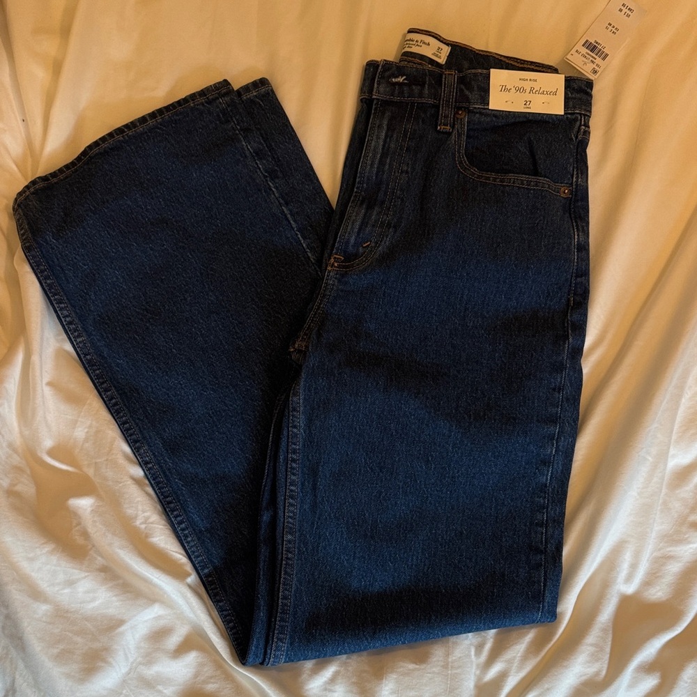Abercrombie & Fitch Dark Blue Women Jeans